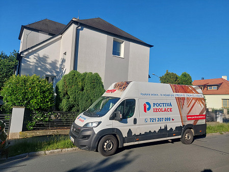 Izolace stropu rodinného domu v Kuřimi